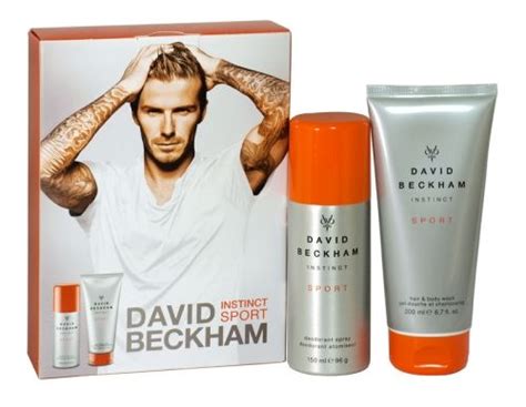 david beckham toiletries set.